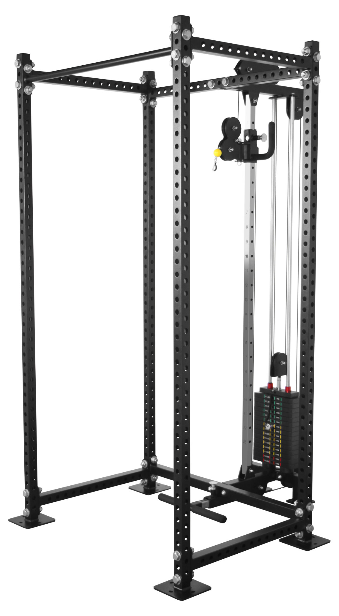 Jerai Fitness Gym Box With High Low Pulley Selectorized